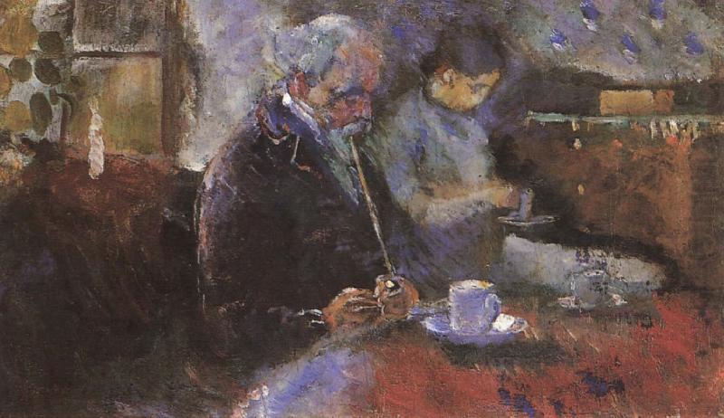 Beside the table, Edvard Munch